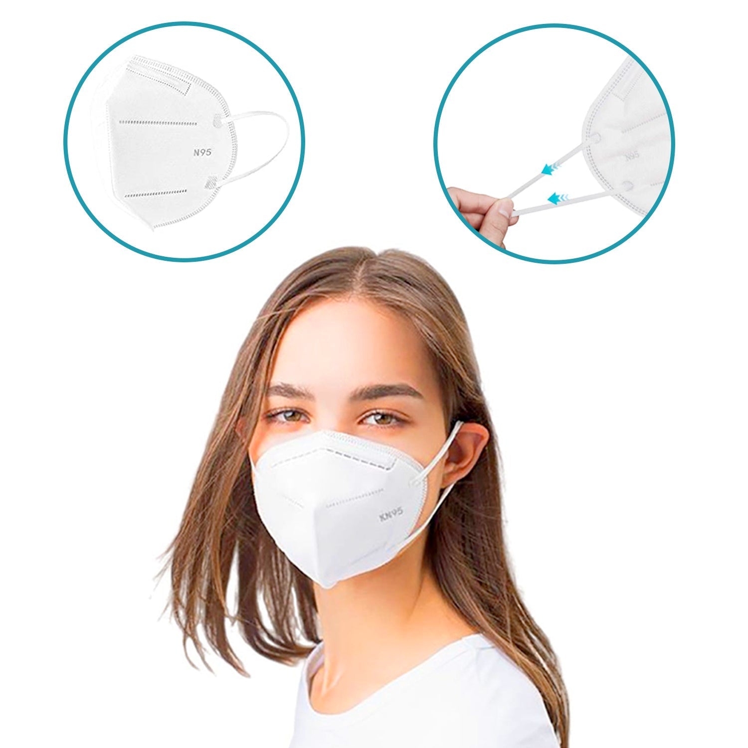 N95 Anti Pollution / Virus Face Mask (10 Pcs Set) Variety Bazaar