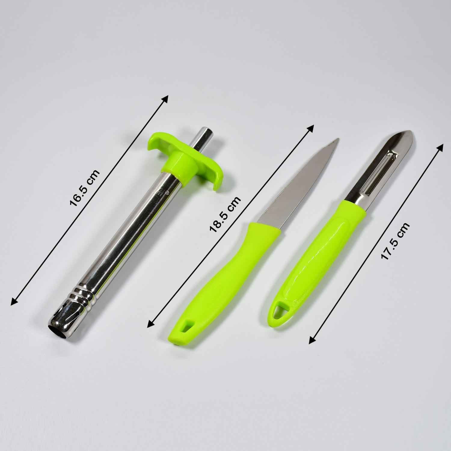 8135 Ganesh 3pc Lighter Cum Knife And Peeler.