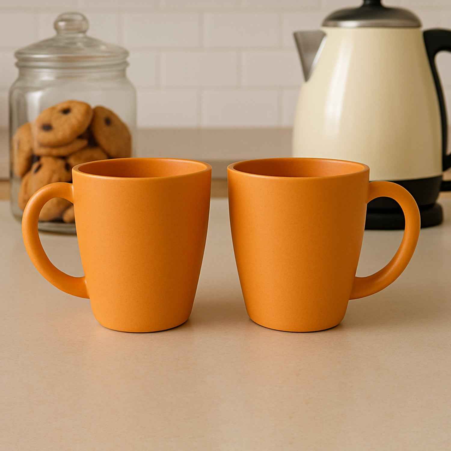 Konvex Premium Coffee And Tea Mugs (2 Pc 350ml)