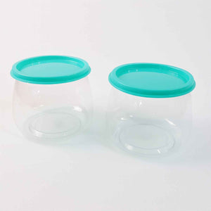 Airtight Storage Containers Set Approx 900ml (2 Pc)
