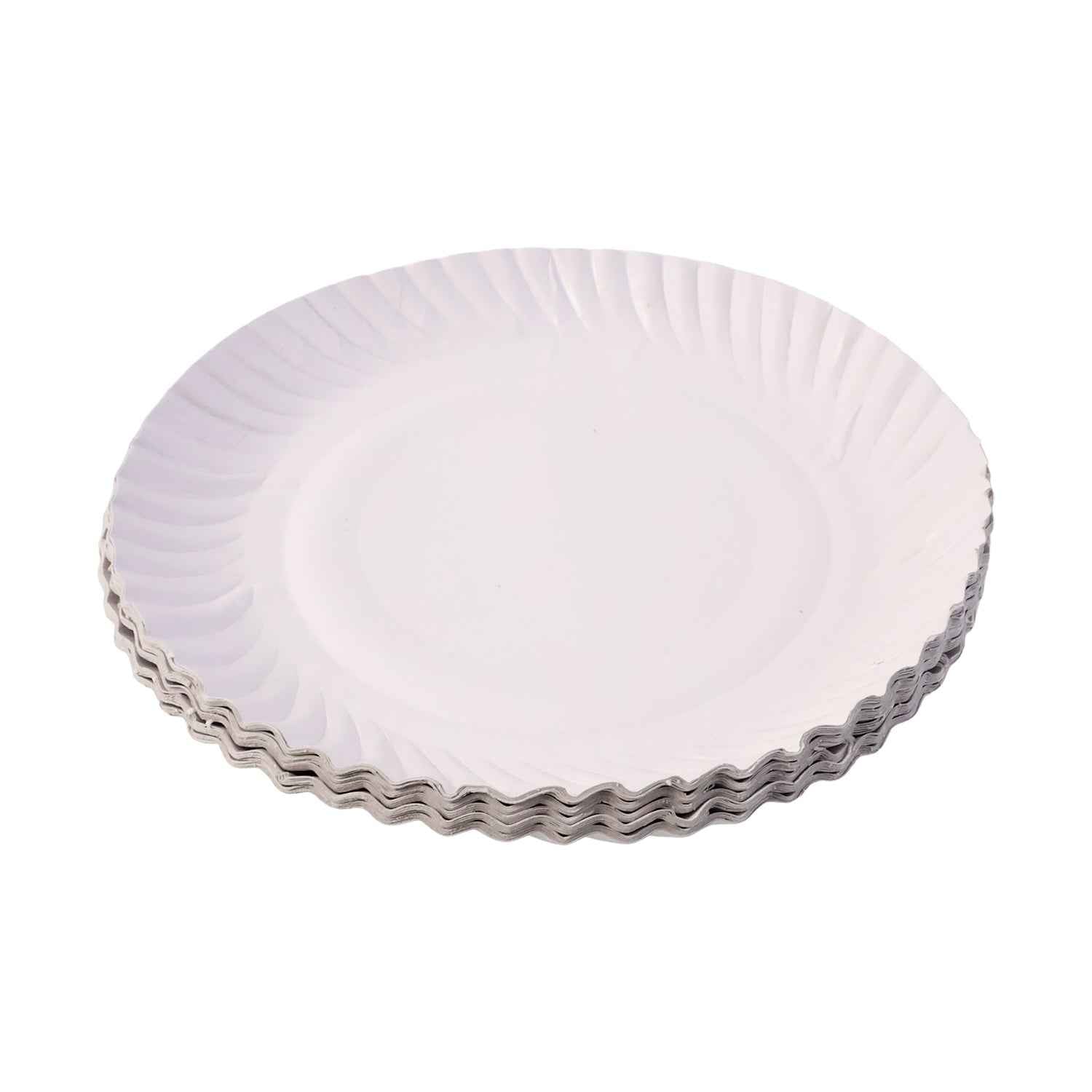 Freshee 9 Inch Round Compostable Paper Plate 25 Pcs Pack