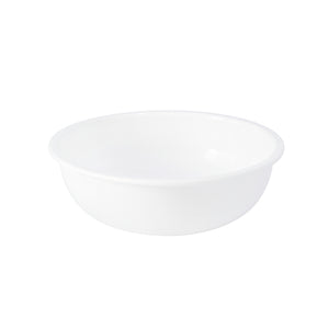 Plastic 6 Inch White Round Deep Serving Bowl (1 Pc)