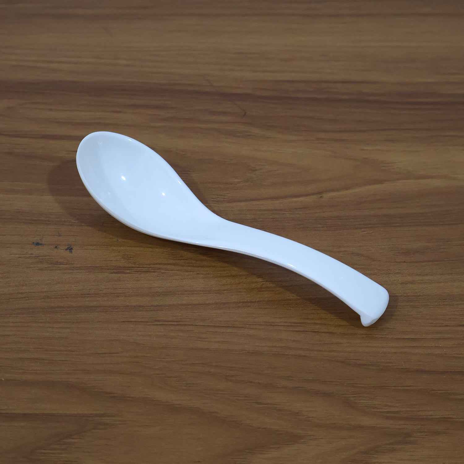Plastic Soup Spoon Deep Bowl (1 Pc White)