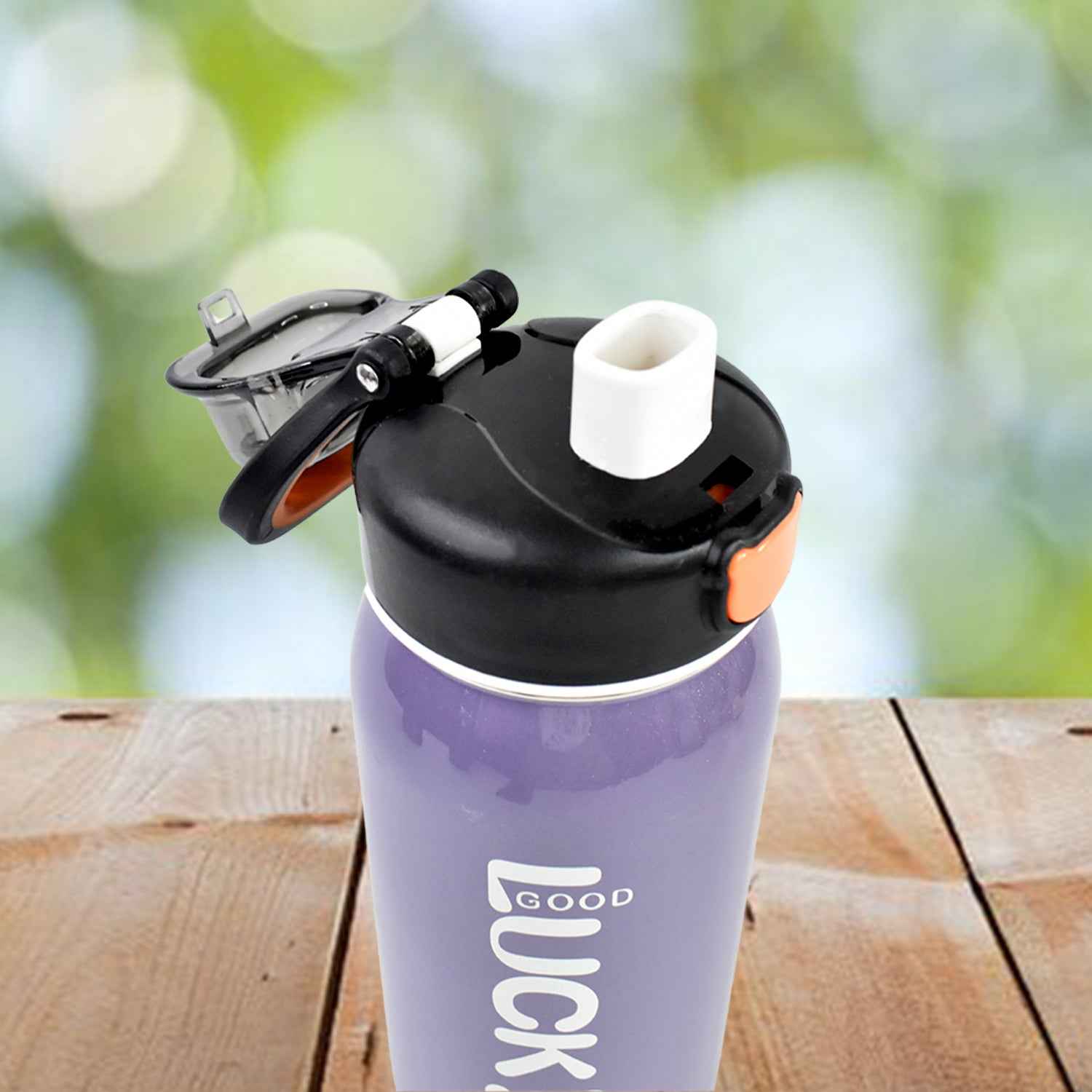 Stainless Steel Water Bottles Approx 600ml (Mix Design Color 1 Pc)