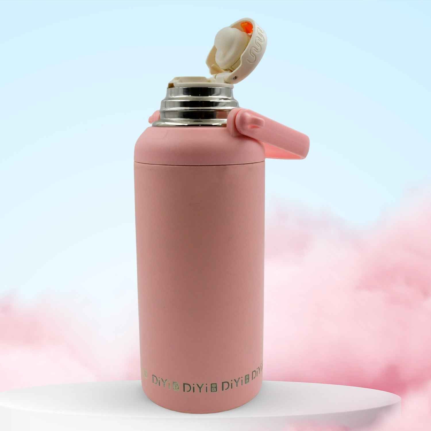 13036 Stainless Steel Tumblers 316 Stainless Steel Vacuum Insulated Cup Bottle Portable Travel Kettle Water Bottle With Handle Outdoor Large Capacity Sports Kettle Cups Bottle (1300 Ml)