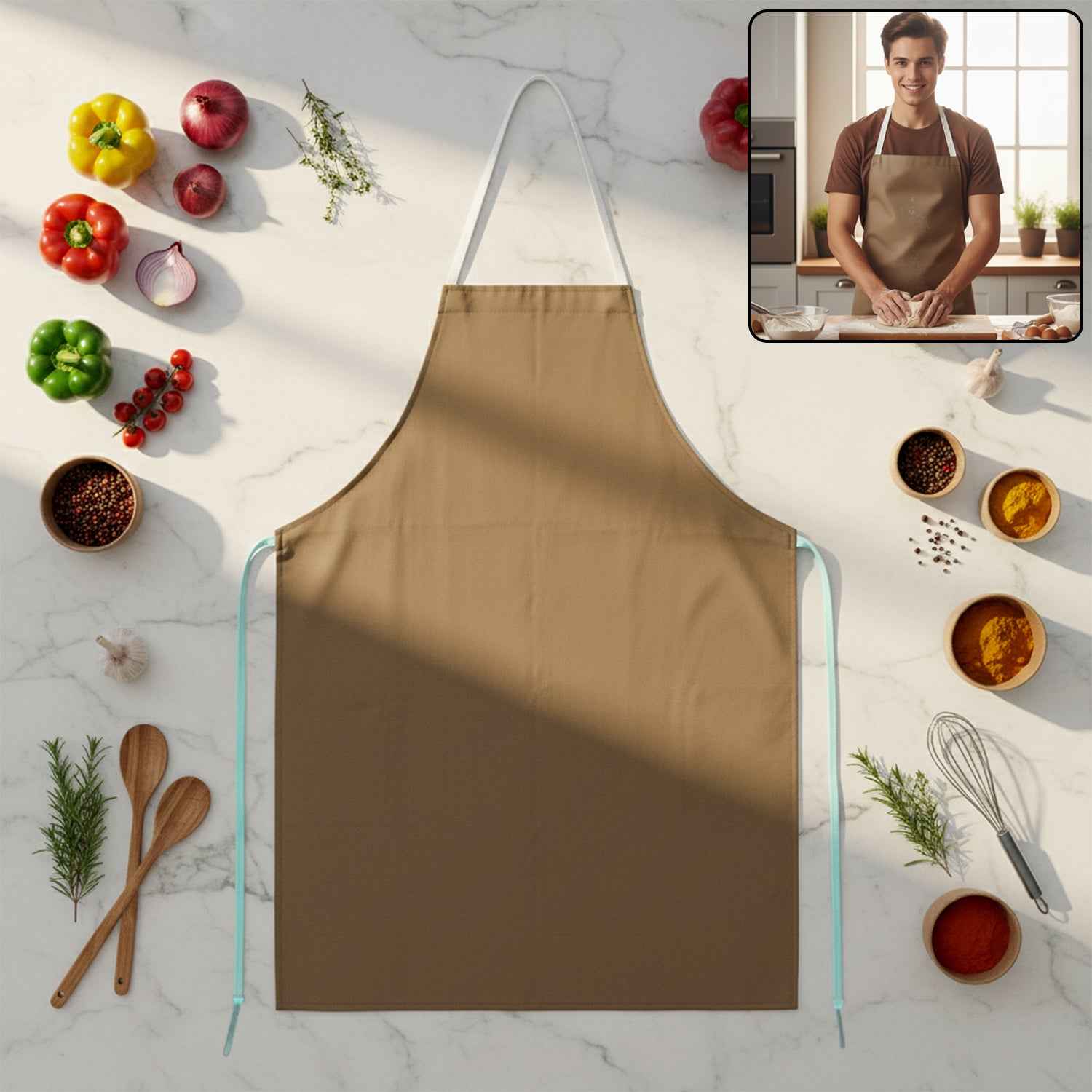 Premium Full-cover Chef Apron (1 Pc)