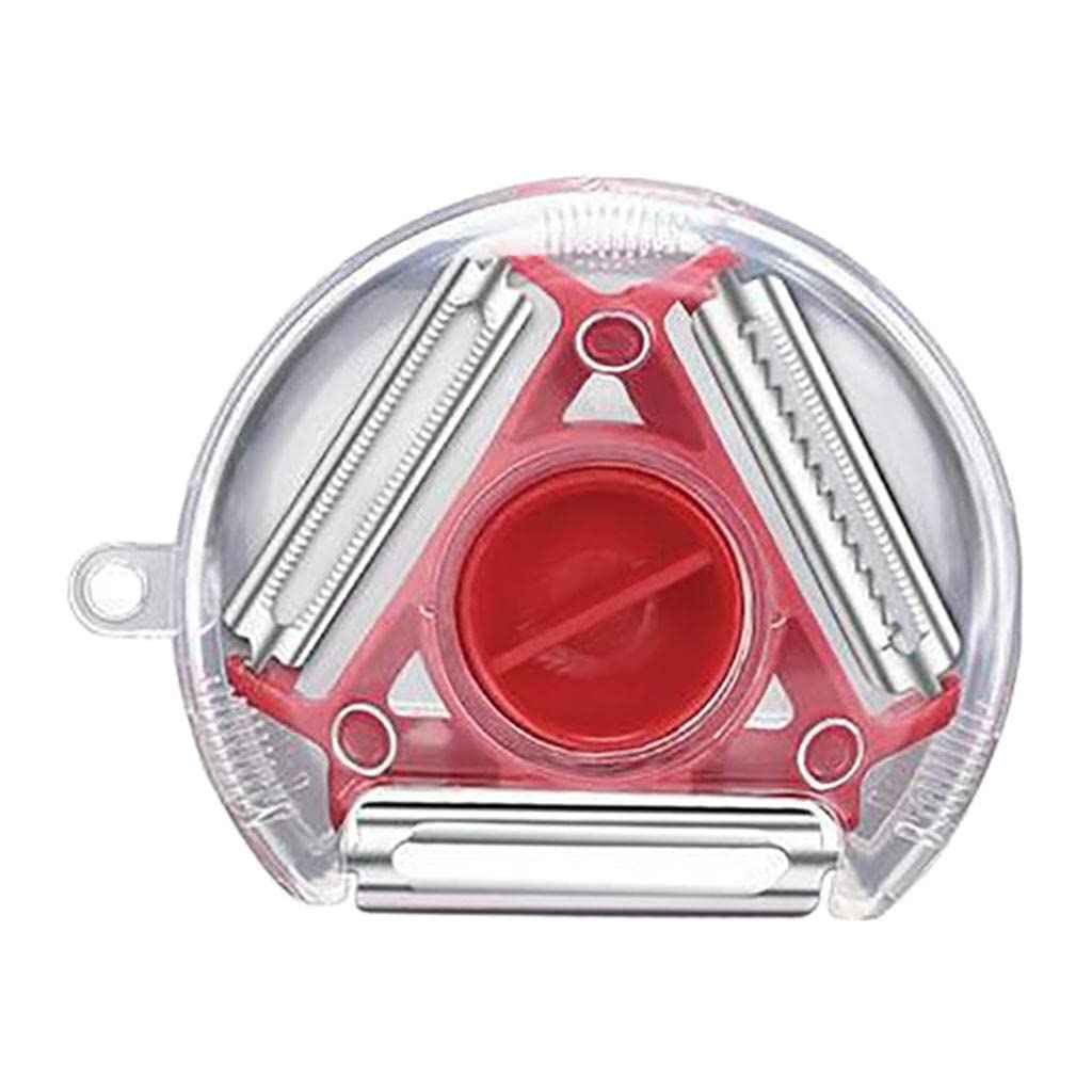 2937 3 In 1 Multi Function Three Use Rotary Hanging Round Planer Peeler And Cutter Vegetable Slicer Kitchen Tools Kitchen Gadgets
