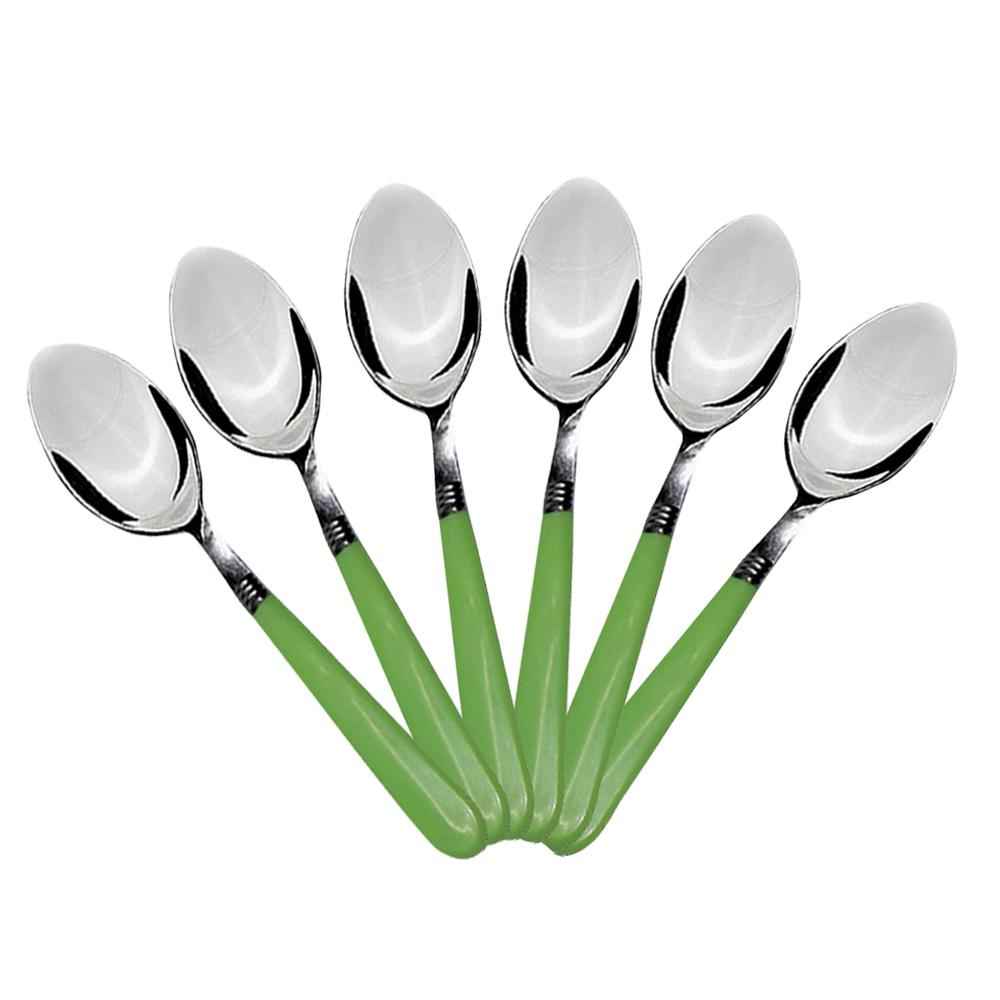 2269 Stainless Steel Spoon With Comfortable Grip Dining Spoon Set Of 6 Pcs