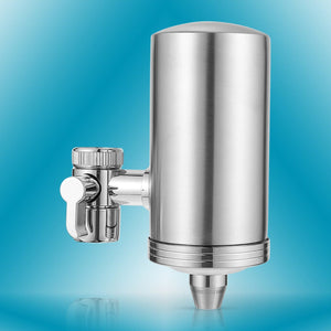 304 Stainless Steel Faucet Mount Water Filter, Water Purifier (1 Set) Variety Bazaar