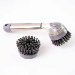 5939 Cleaning Brushes Set Scrub Brush Bathroom Brush Long Handle Liquid Dispenser Pot Washing Brush