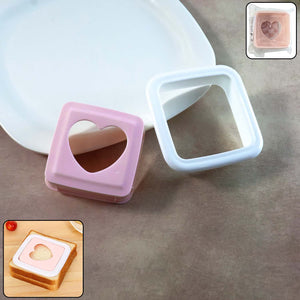 Heart Shape Sandwich Cutter Bread Press (1 Pc)