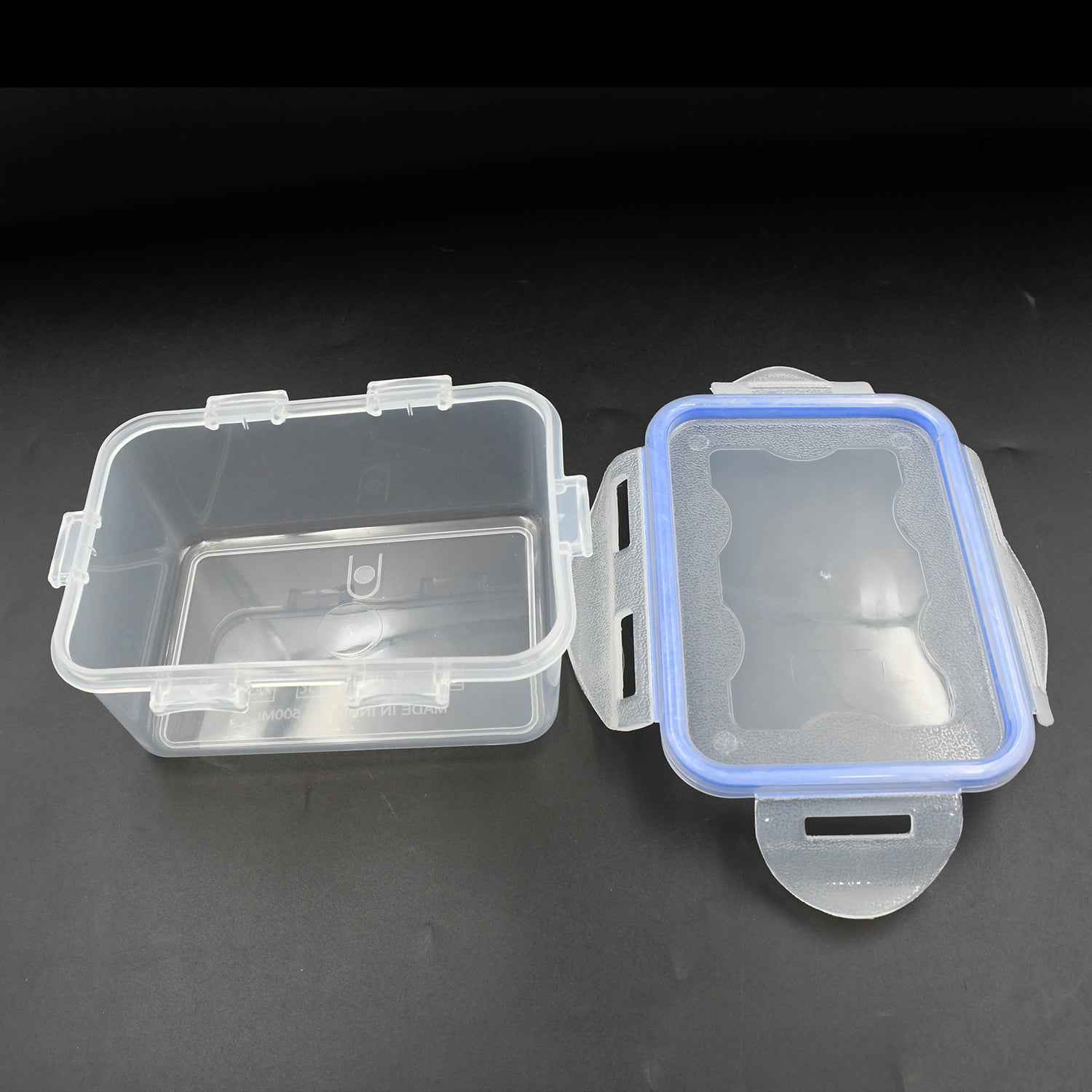 5496 Kitchen Storage Container Set With Food Grade Plastic And Air Seal Lock Lid For Storage Of Grocery Spices Dry Fruits Use For Home Office Restaurant Canteens (3 Piece Set)