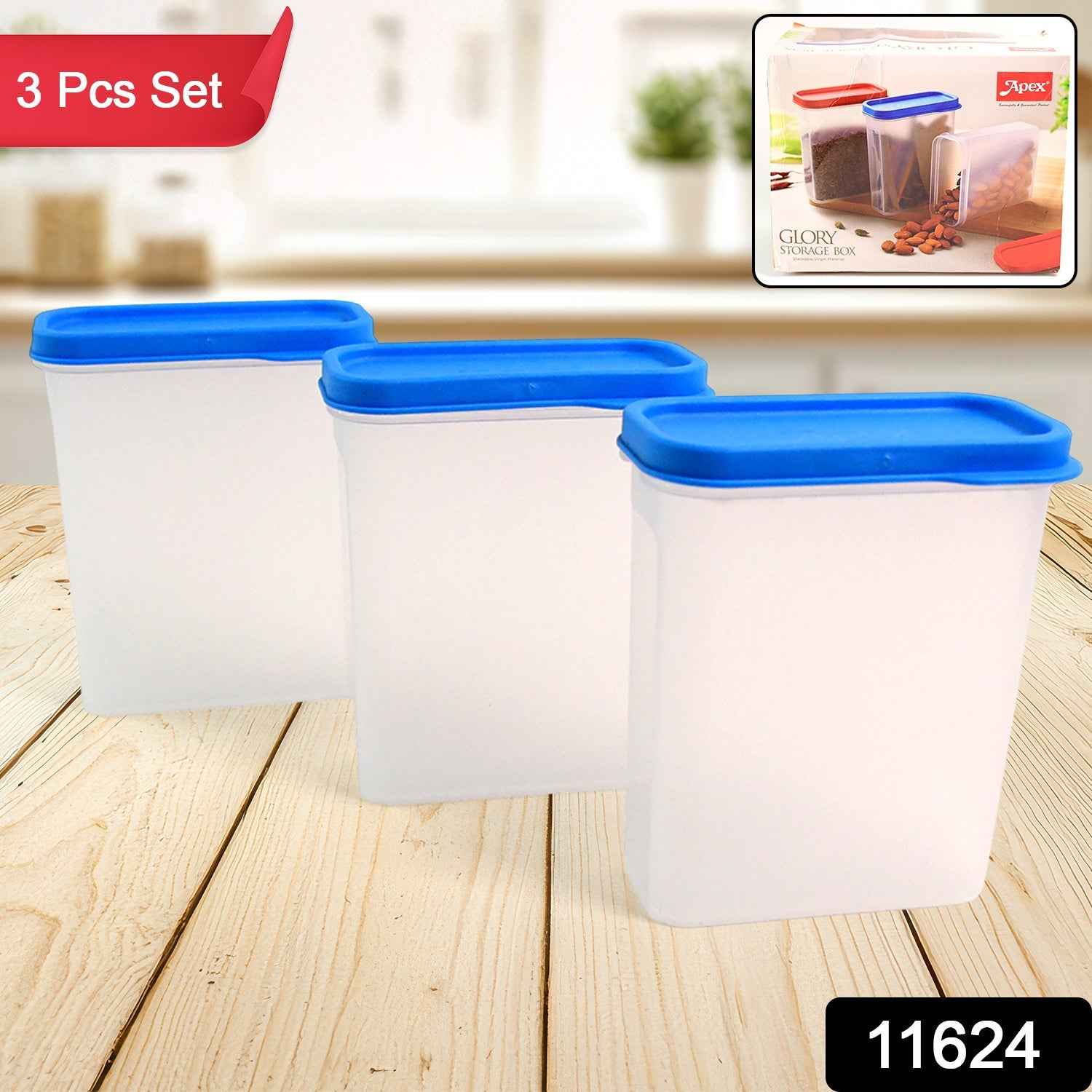 Apex Glory Food Storage Container Set – 3-Piece