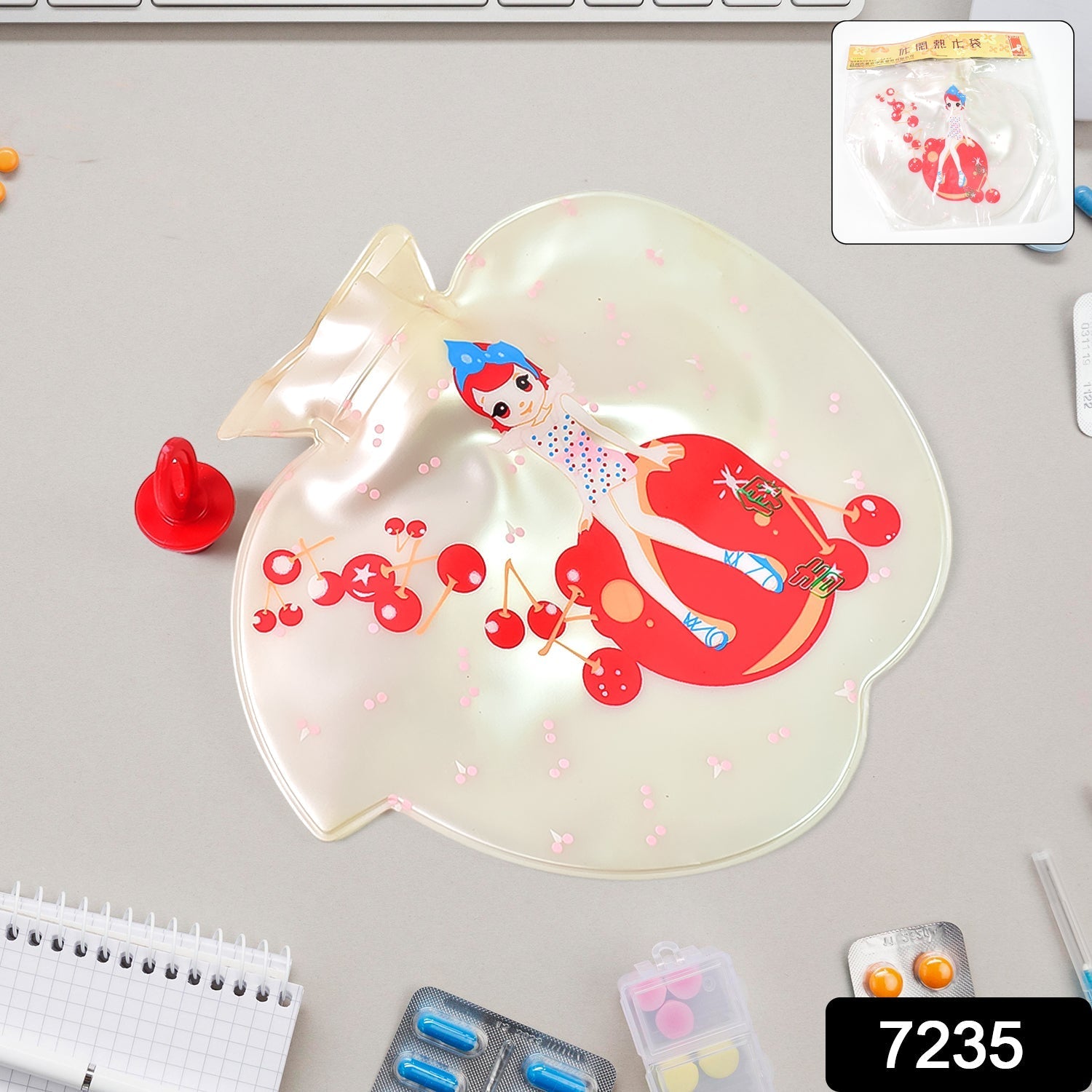 Apple Hot Water Bottle Bag For Pain Relief Variety Bazaar