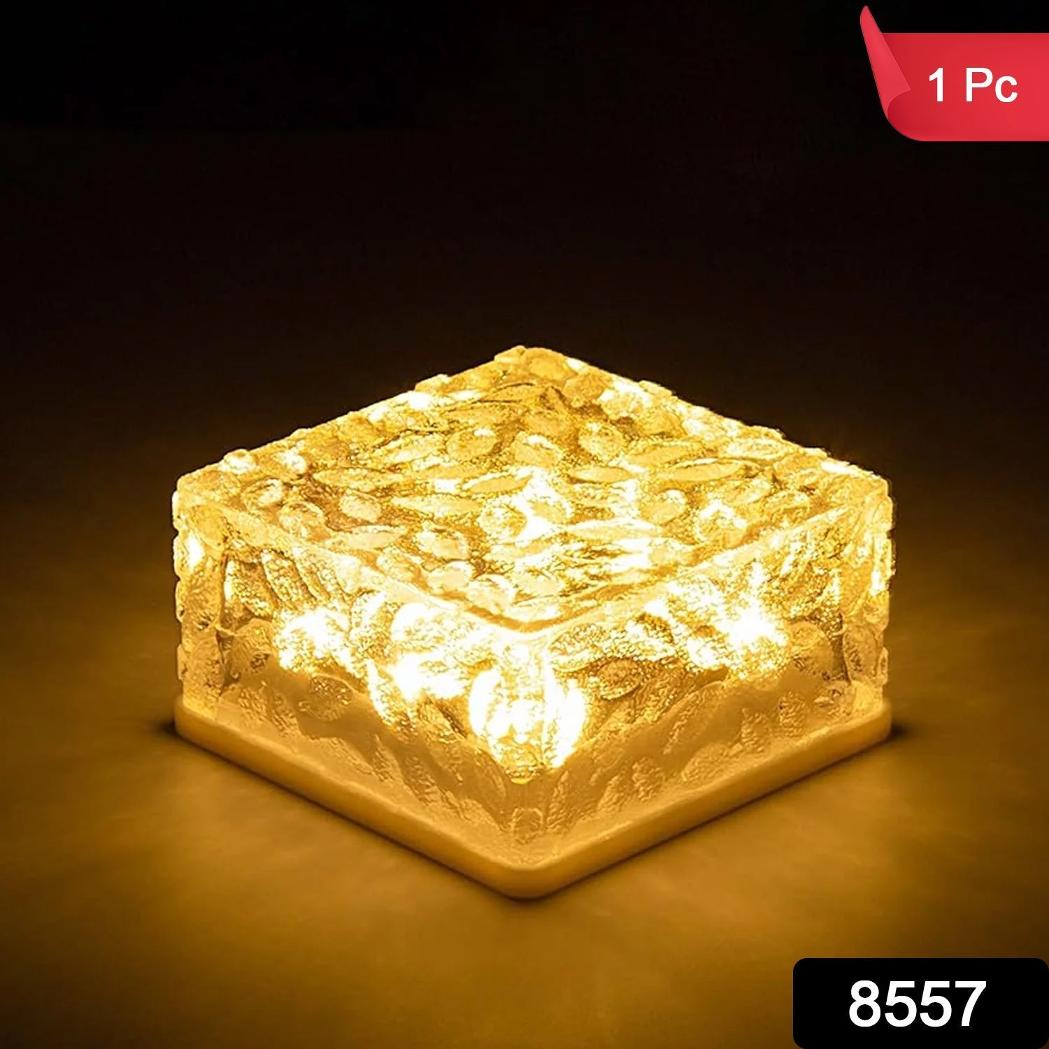 Solar Ice Cube Garden Light for Pathways & Christmas Decor Variety Bazaar