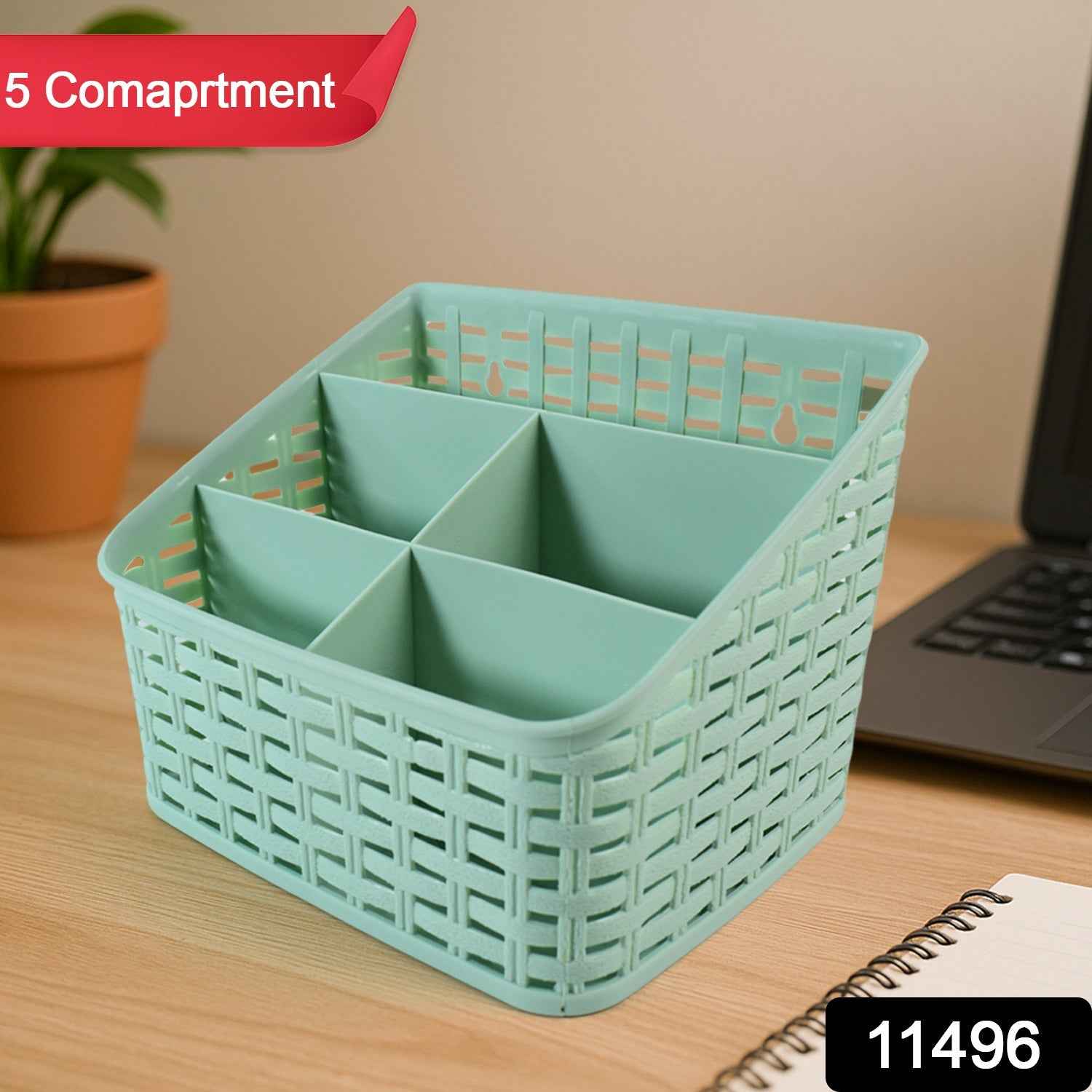 Apex Premium Multipurpose Divider Holder with 5-Section Compartments