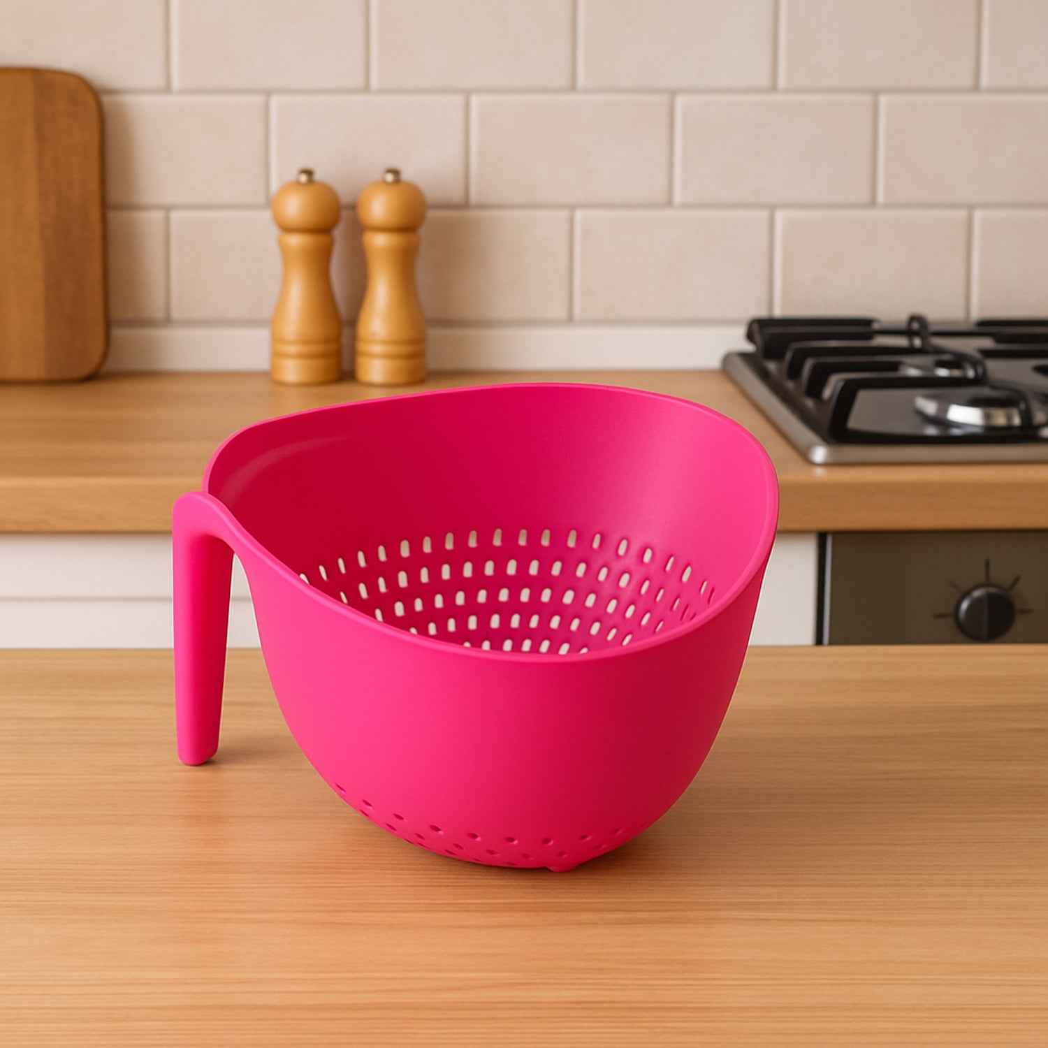 Supermom Premium Multipurpose Triangular Kitchen Colander (1 Pc)