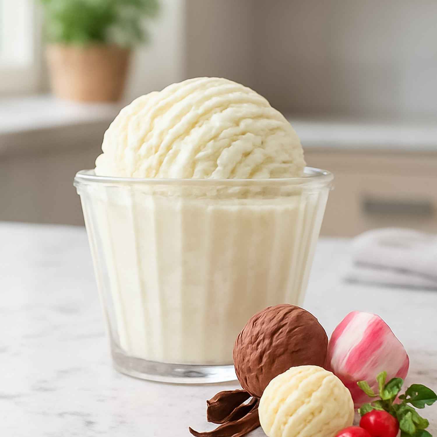 Premium Transparent Plastic Dessert Bowl Set 6 Pieces