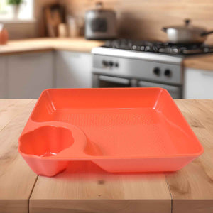 Plastic Plates With Dipping Saucer Round Dip Part (1 Pc 1816 Cm 1 Pc)