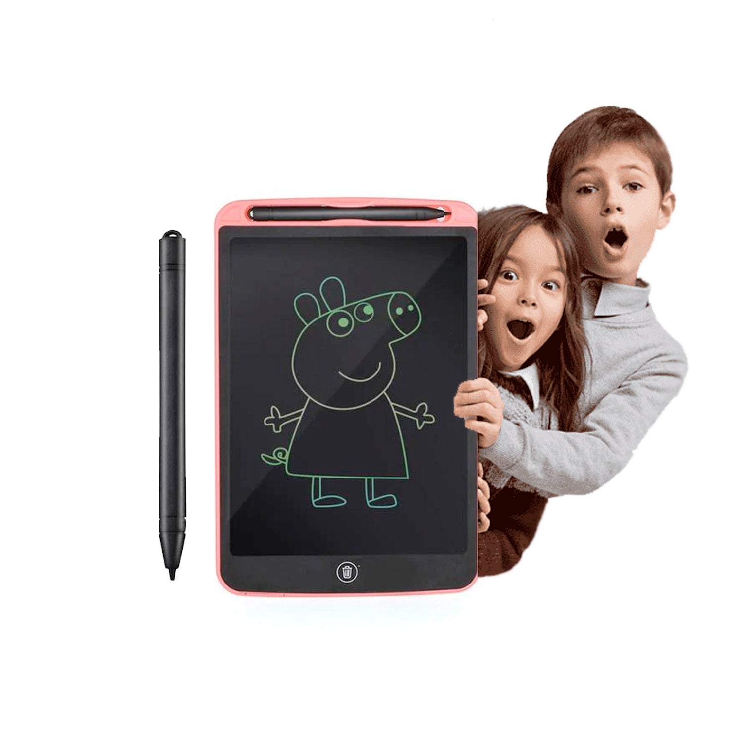 LCD Portable Writing Pad / Tablet for Kids - 8.5 Inch Variety Bazaar