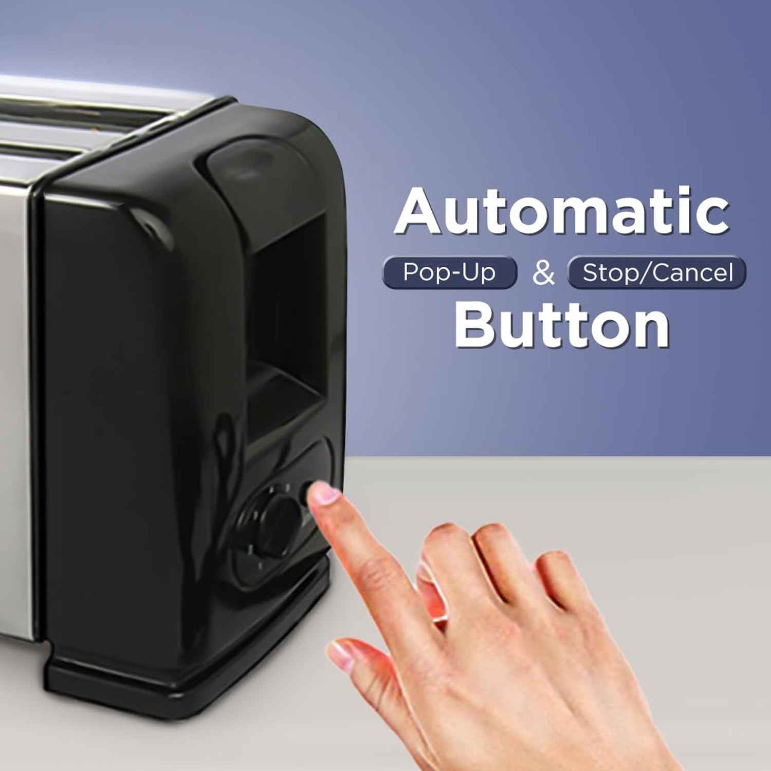 Orbit Adjustable Pop-up Toaster - 1200w