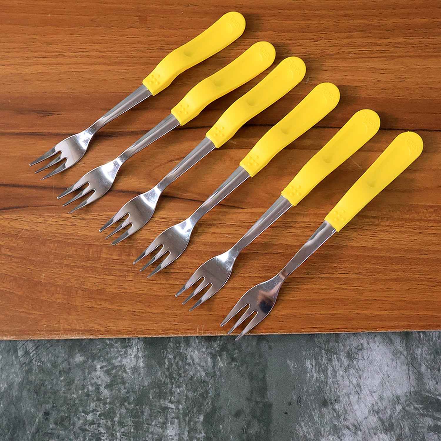 Supermom Premium Stainless Steel Big Fork (6 Pc Set)