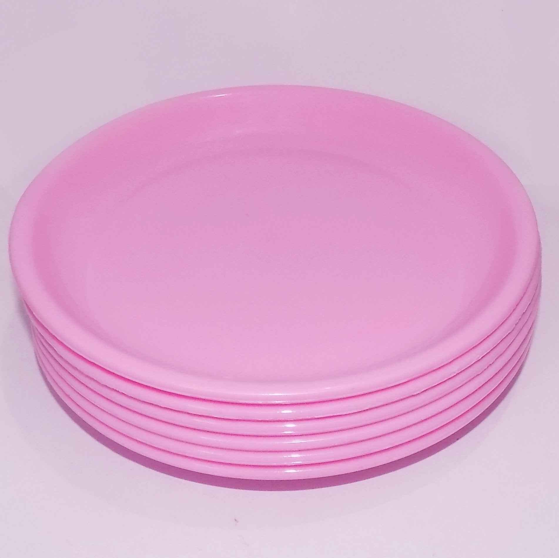 2185 Round Shaped Mini Soup Platesdishes - 6 Pcs