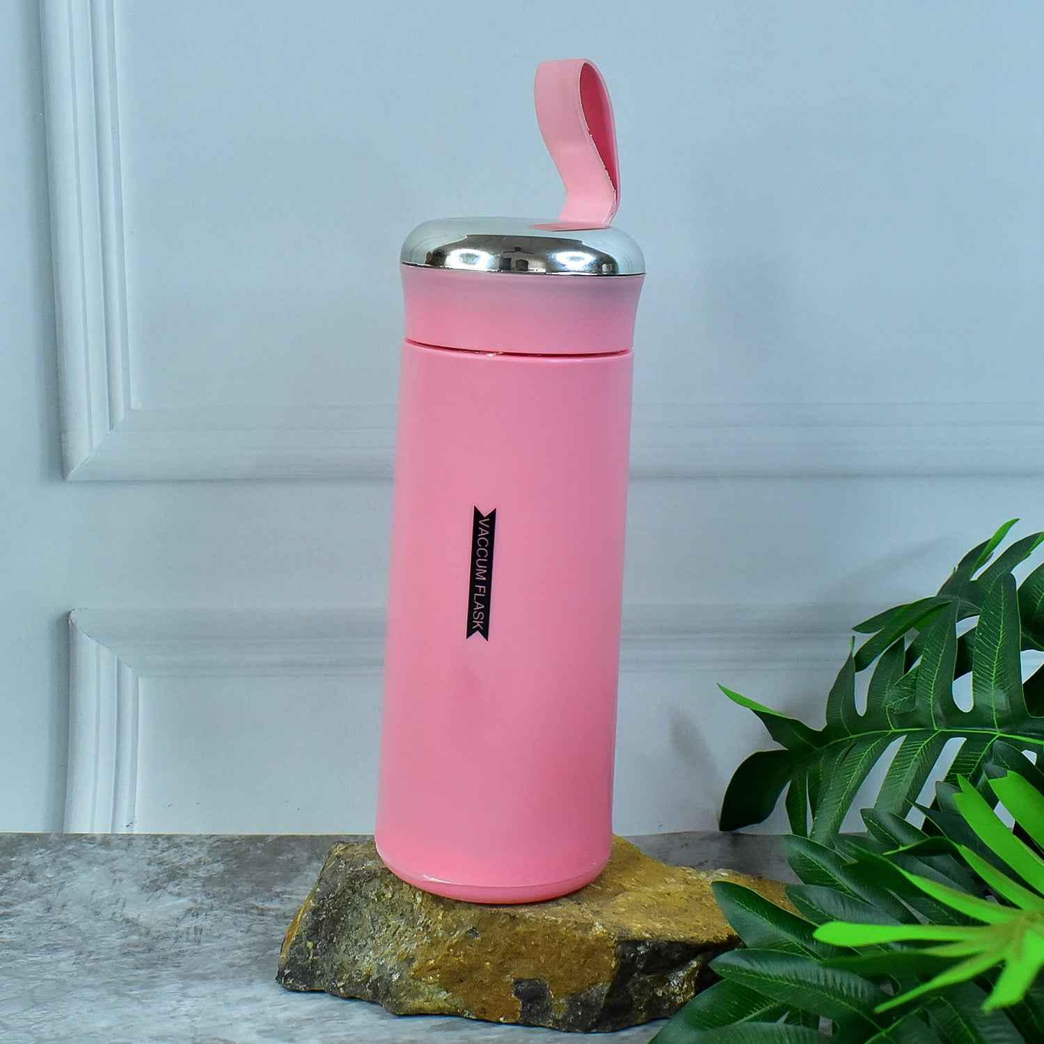 Water Bottle 400ml Leak Proof Glass Water Bottle With Daily Water Intake For Gym And Children Nice Bottle (1 Pc Pink Color)