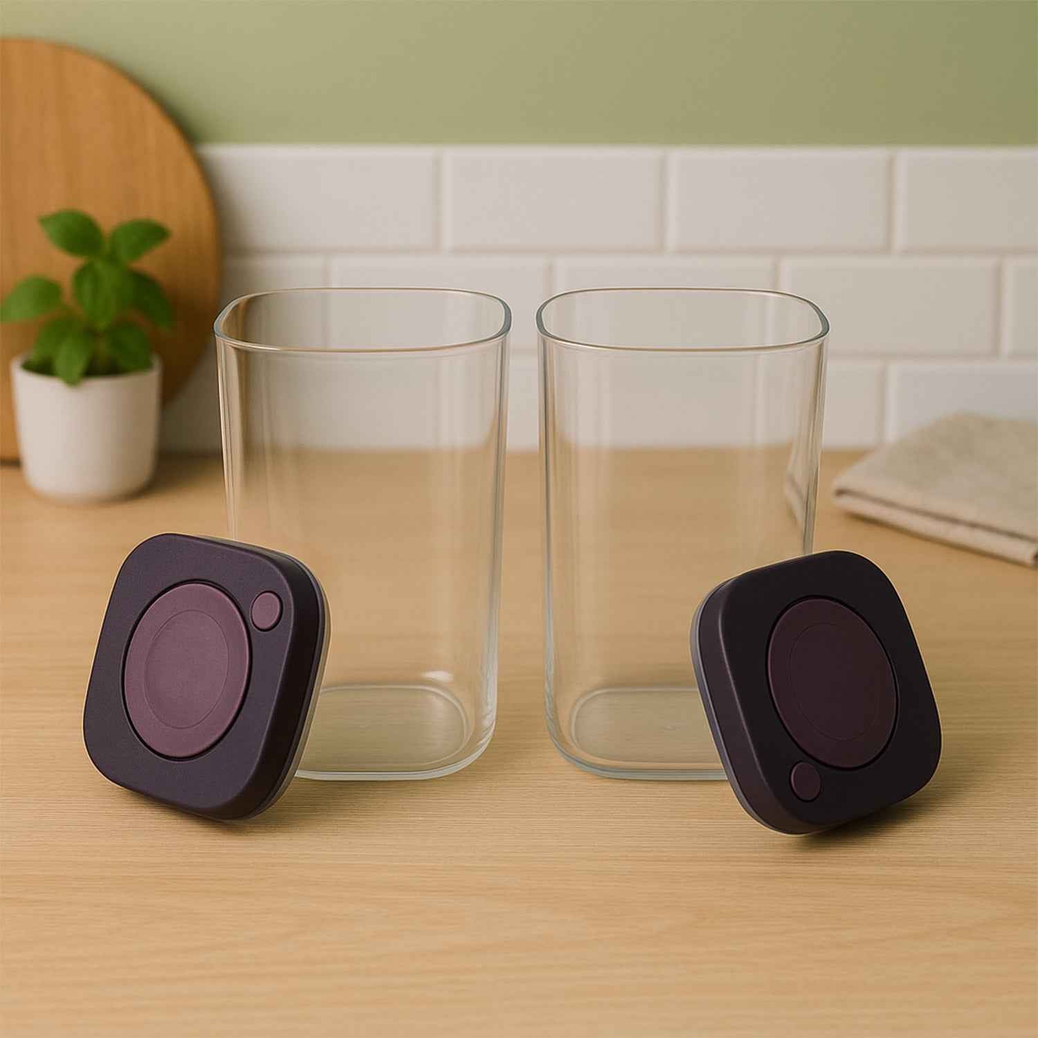 Supermom Airtight Kitchen Storage Containers (2 Pc Set 1200ml)