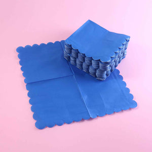 Royal Scalloped Disposable Paper Napkins (23 X 23 Cm Approx 120 Pc)
