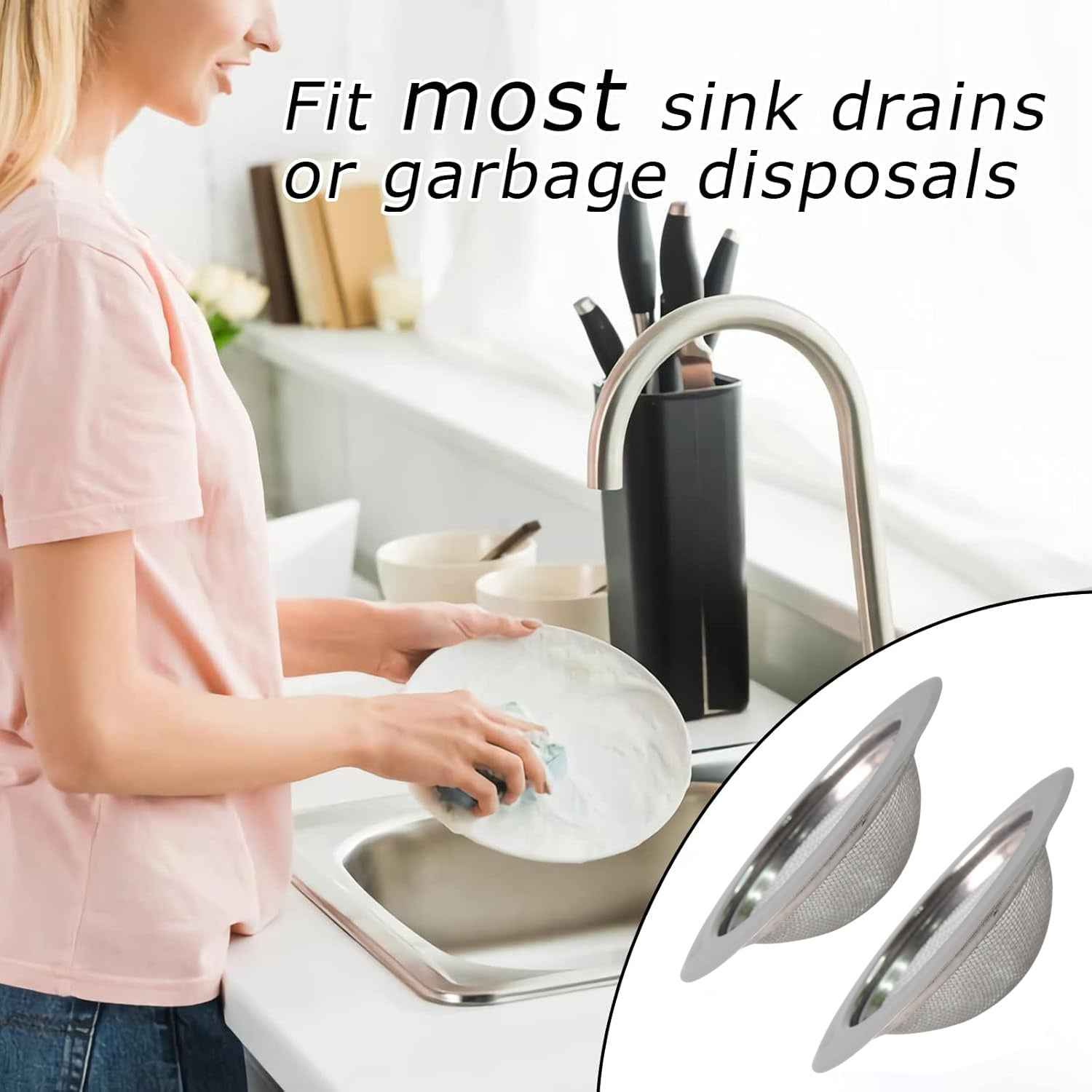 Supermom Stainless Steel Sink Strainer (1 Pc)