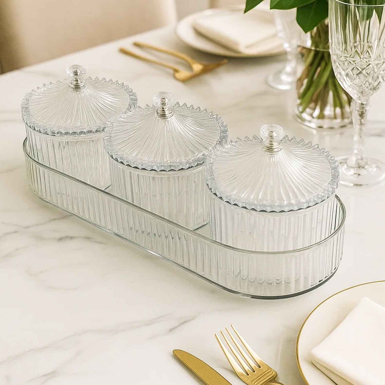 Dry Fruit Snack Storage - (3 Pc Set)