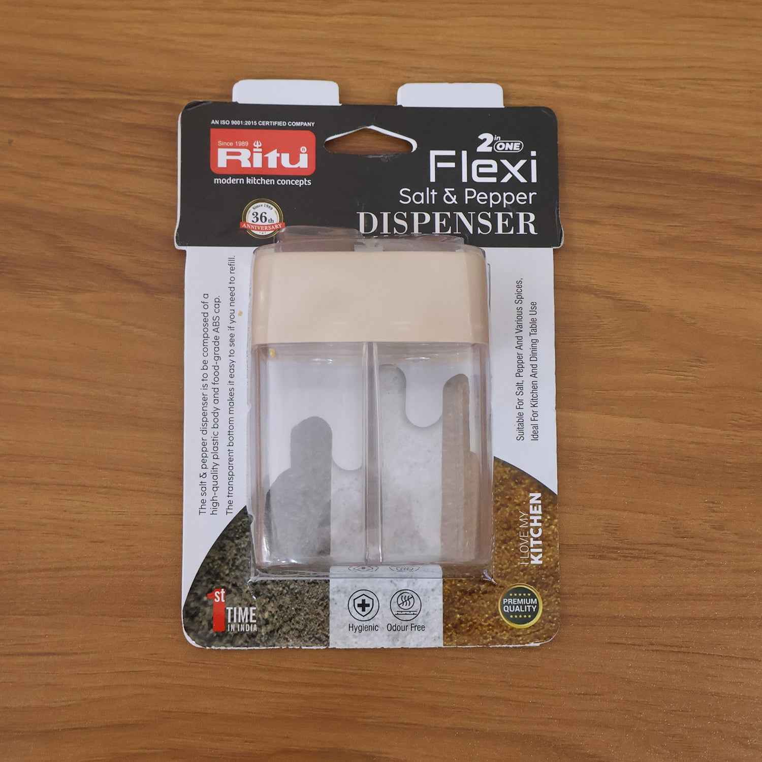 Ritu Premium 2-in-1 Salt And Pepper Dispenser
