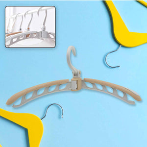 0279 Portable Folding 360 Degree Rotating Clothes Hangers Travel Foldable Adjustable Accessories Foldable Clothes Hangers Drying Rack For Travel (1 Pc)