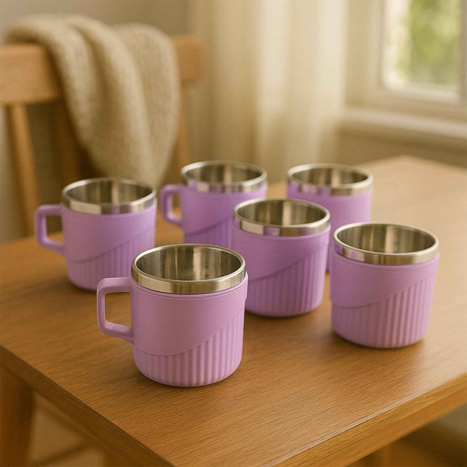 Apex Sturdy Tea Coffee Cup - (6 Pc Set)