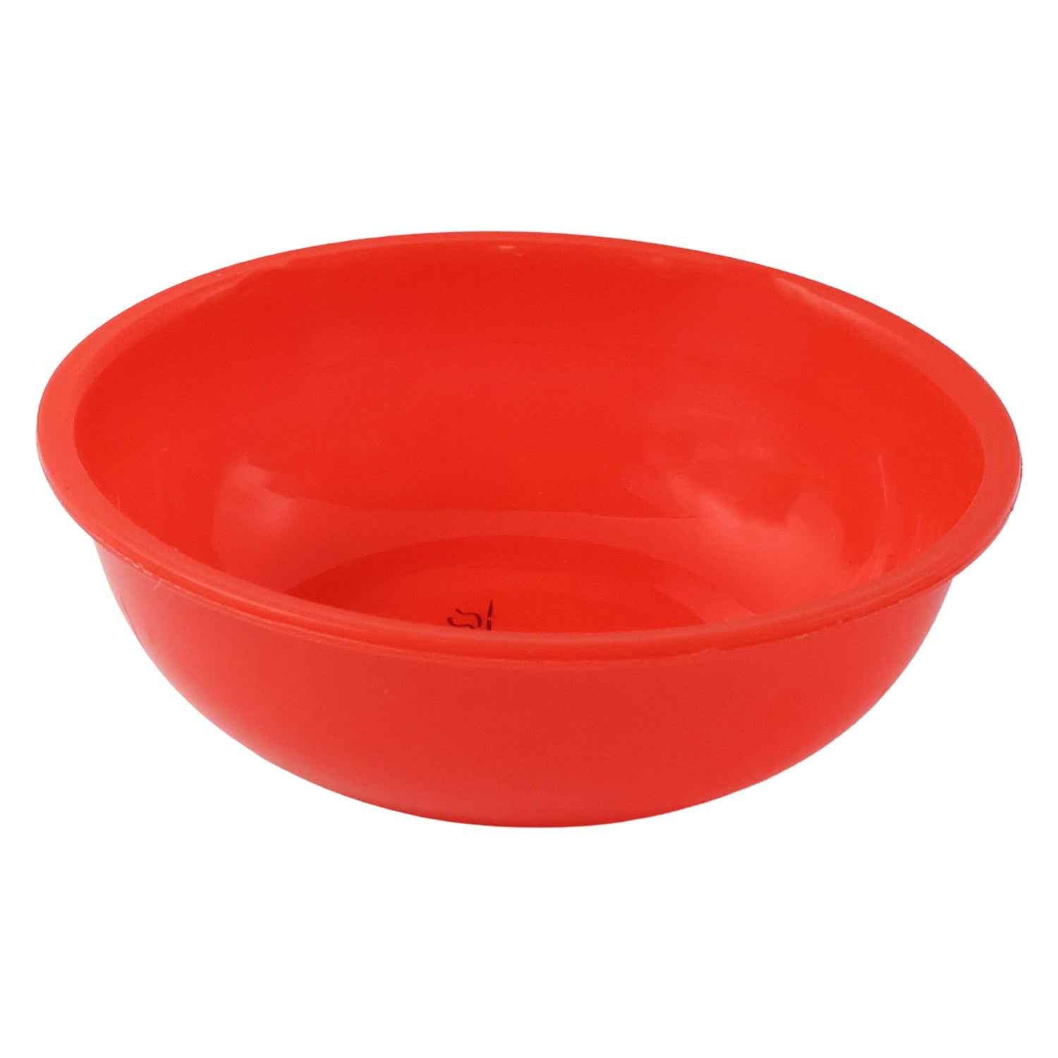 Plastic 6 Inch Red Round Deep Serving Bowl (1 Pc)