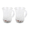 LED Light-Up Party Cups - Flashing Water-Activated Drinking Glasses with Handle (2-Piece)