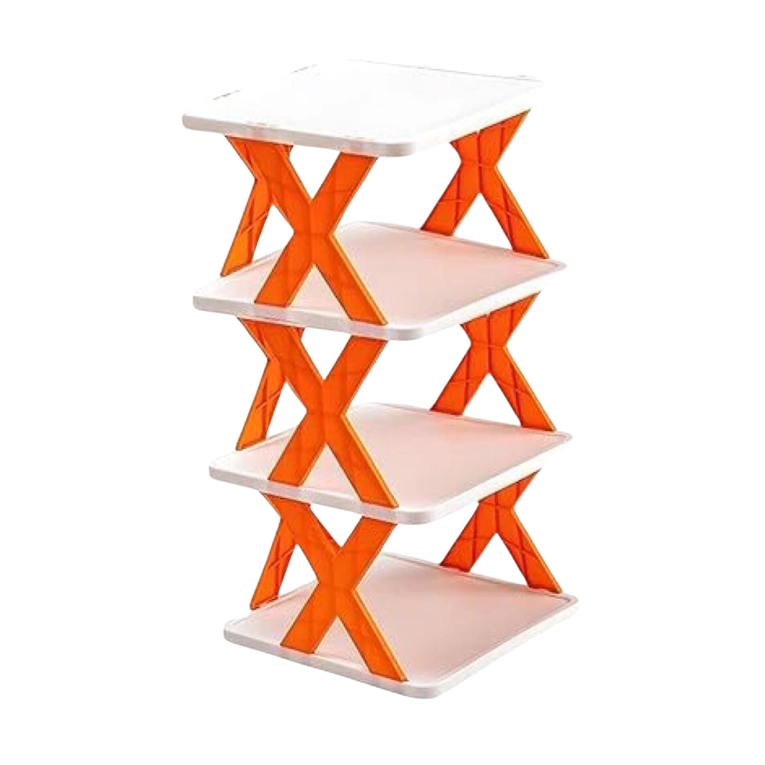 4 LAYER SHOES STAND, SHOE TOWER RACK SUIT FOR SMALL SPACES, CLOSET, SMALL ENTRYWAY, EASY ASSEMBLY AND STABLE IN STRUCTURE, CORNER STORAGE CABINET FOR SAVING SPACE Variety Bazaar