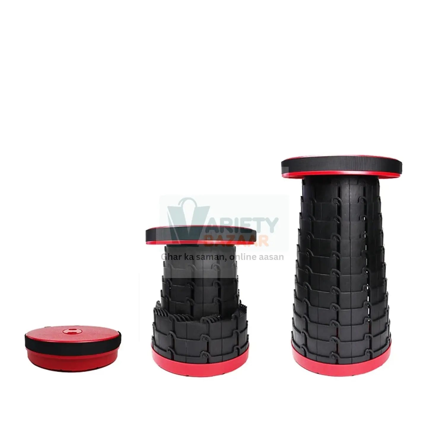 0177 Retractable Folding Stools Portable Lightweight for Indoor and Outdoor Travel, Fishing, Camping, Garden Use Travel Sahayak