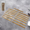 Bamboo Wooden Toothbrush Soft Toothbrush Wooden Child Bamboo Toothbrush Biodegradable Manual Toothbrush for Adult, Kids (15 pcs set / With Round Box) travel sahayak