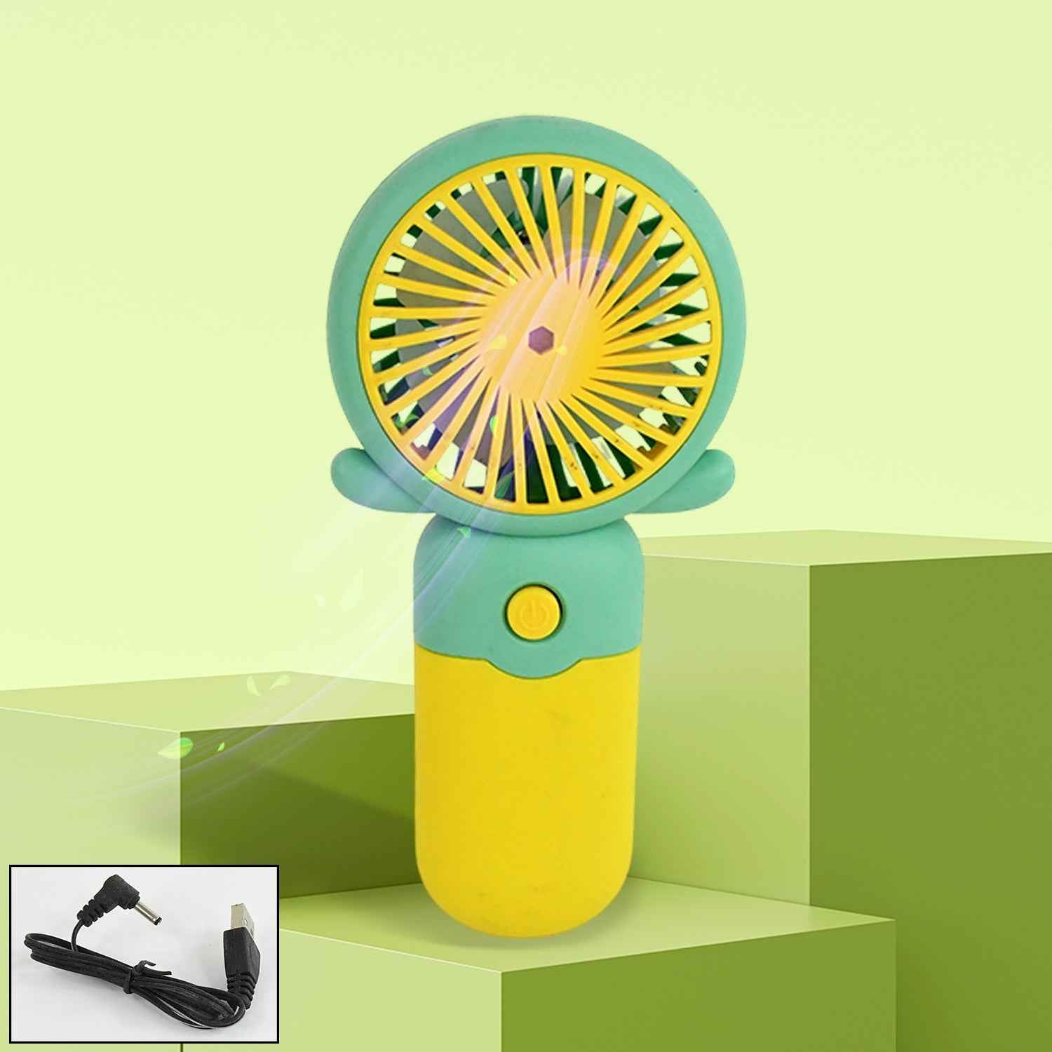 Rechargeable Mini Handheld Fan (1 Pc)