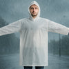 Raincoat Protect Body Arms Legs, Waterproof Reusable Rain Suit for Outdoor Accessory (1pc)