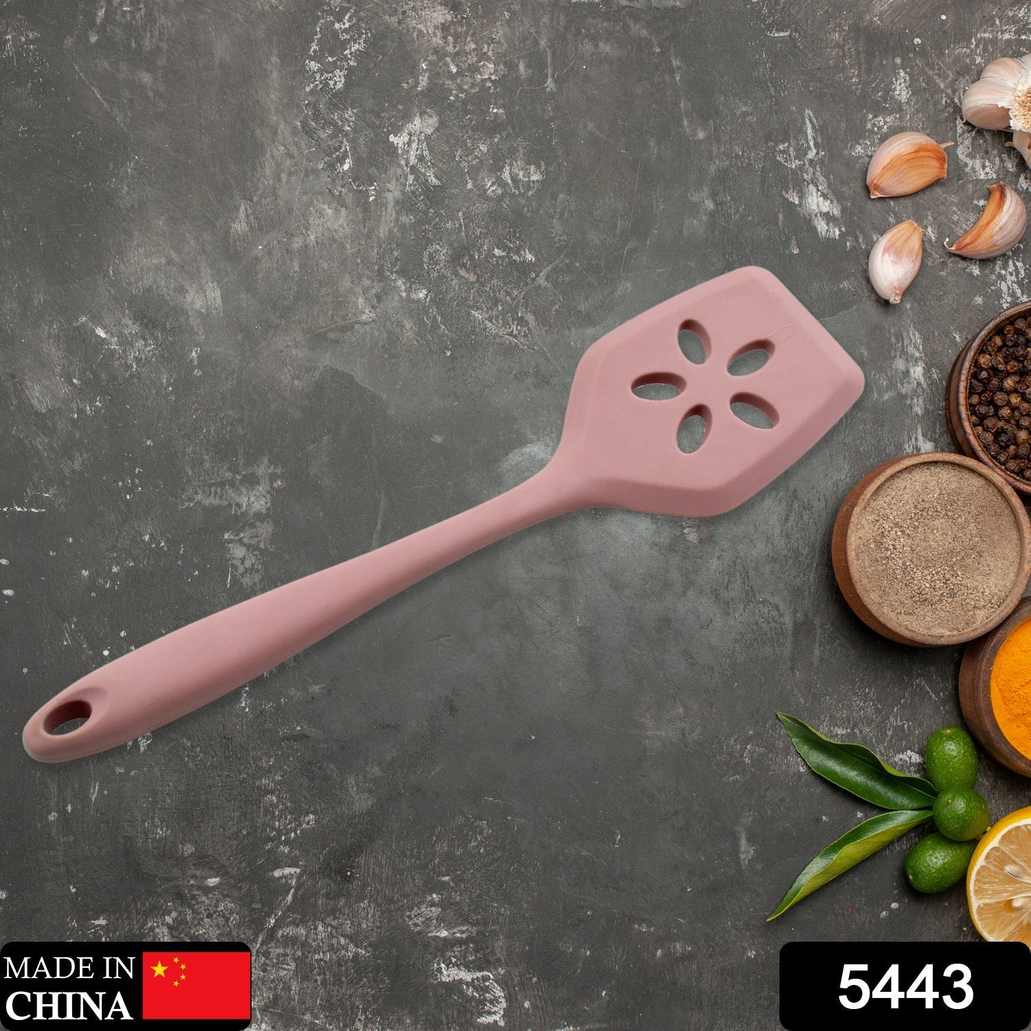 5443 Silicone Cooking Cookware Heat-Resistant Kitchen Utensils Cookware Kitchenware (30cm) Travel Sahayak