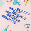 Premium Permanent Blue Marker Pen Set (6 Pcs Set)