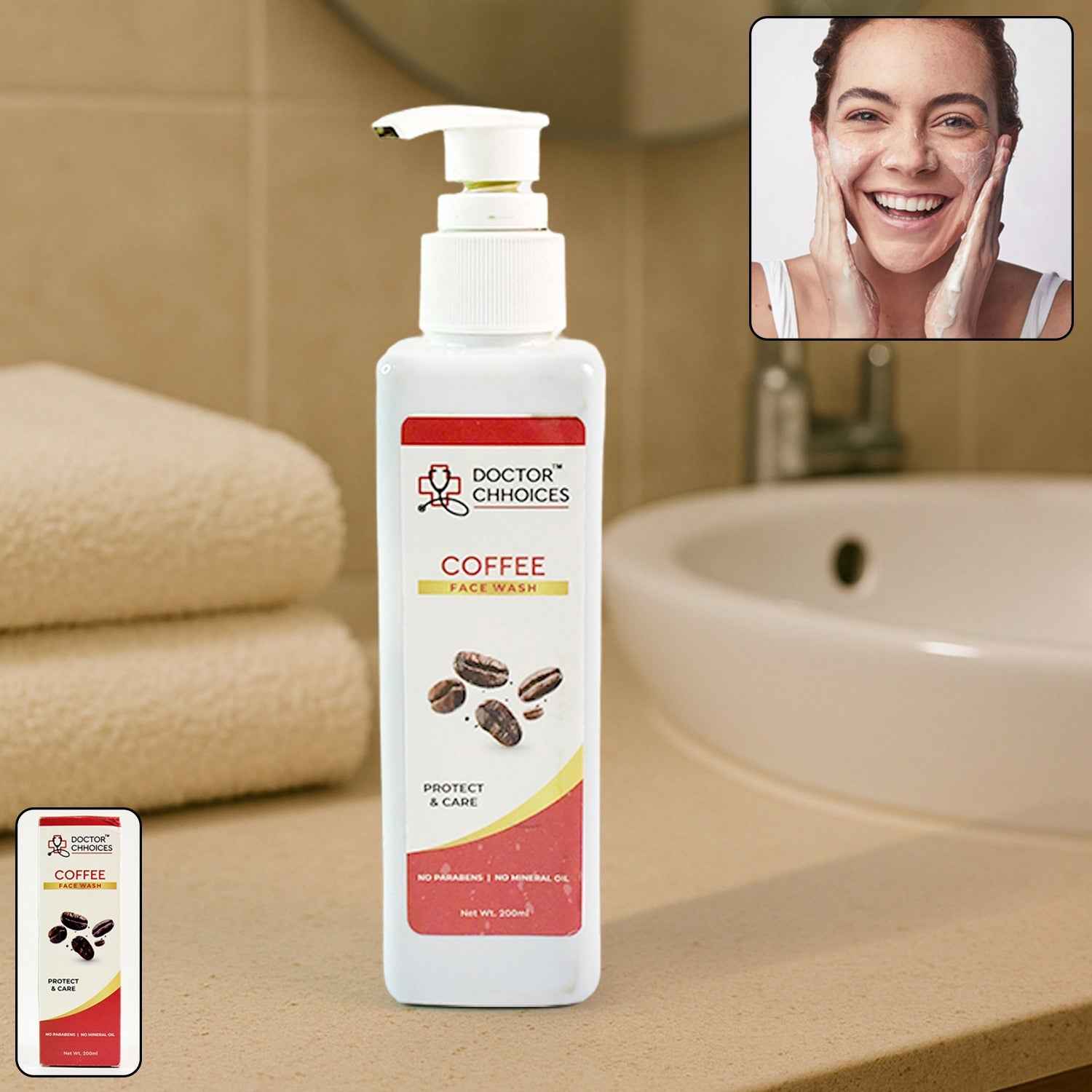 Doctor Chhoices / Choices Coffee Face Wash – 200ml (1 Pc)
