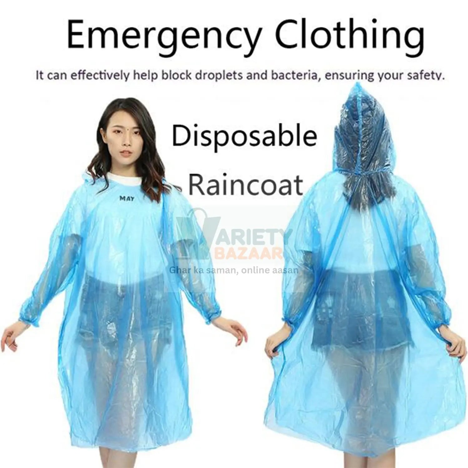 0212 Disposable Easy to Carry Raincoat Travel Sahayak