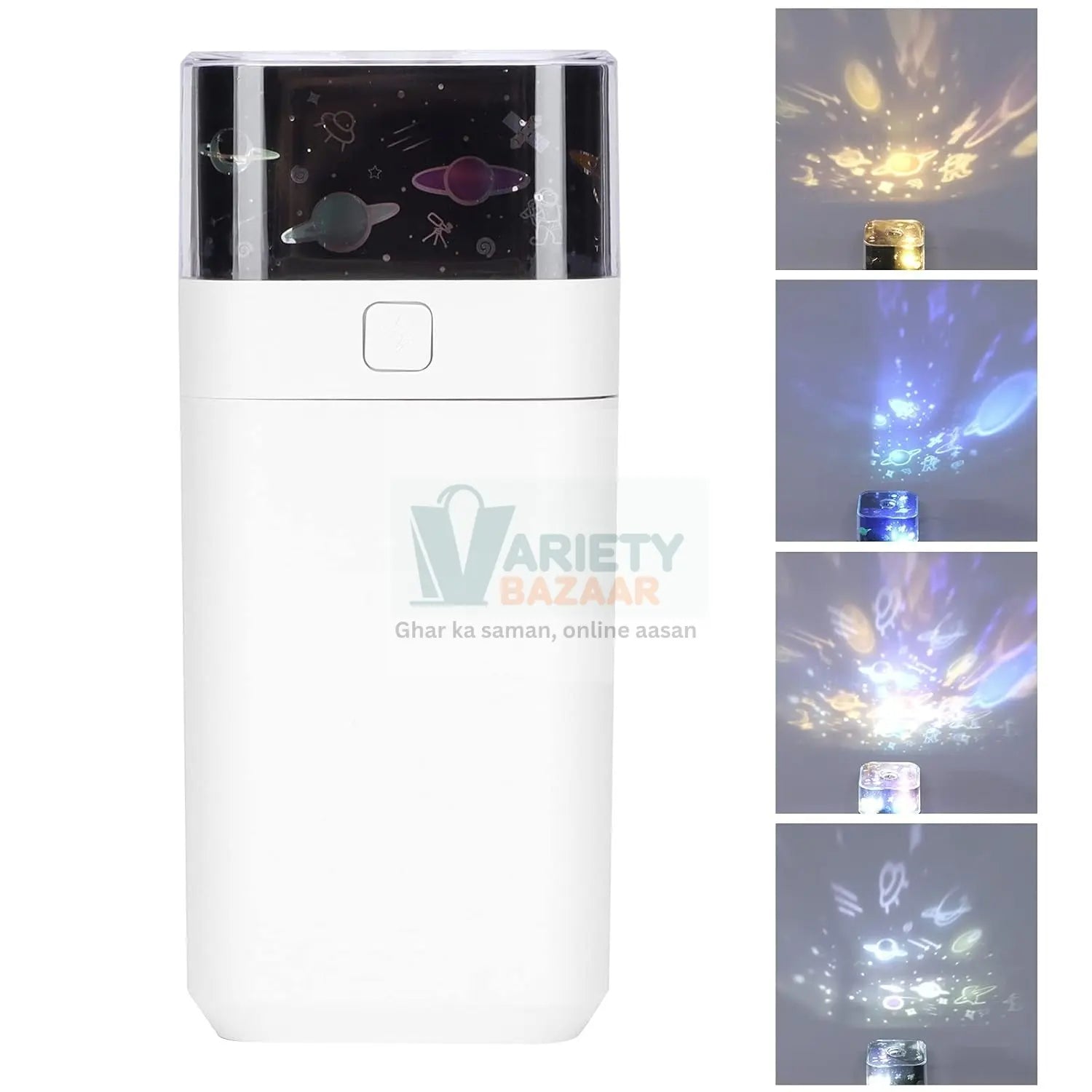 0221 Star Night Light Projector Humidifier, for Kids Room, Starlight Humidifier Ultrasonic LED Night Light Silent 300ml Dual Mode Mini Humidifier, for Home for Office Travel Sahayak