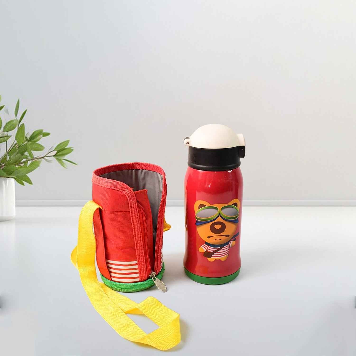 Stainless Steel Water Bottles 500 ML Approx (Mix Design & Color / 1 Pc)