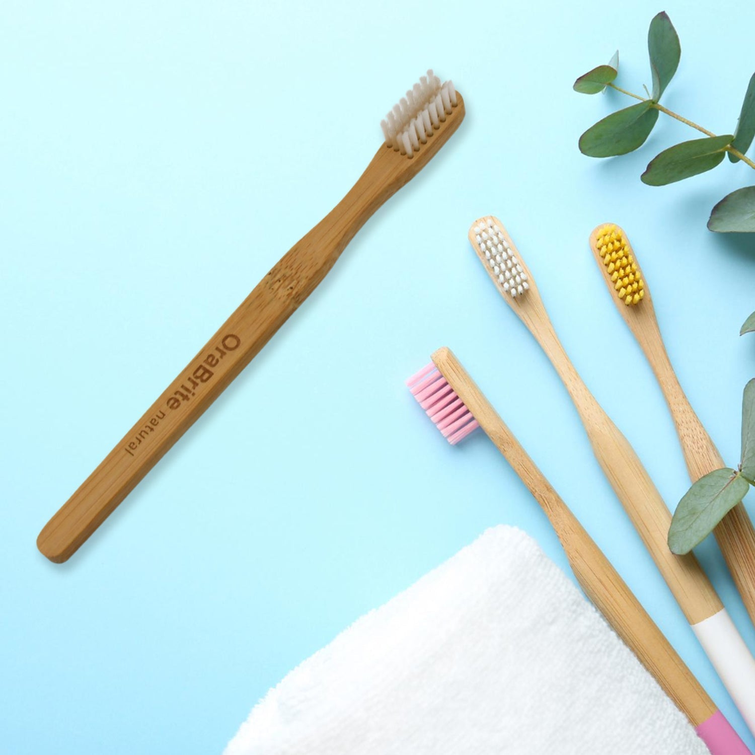 Bamboo Wooden Toothbrush Soft Toothbrush Wooden Child Bamboo Toothbrush Biodegradable Manual Toothbrush for Adult, Kids (15 pcs set / With Round Box) travel sahayak