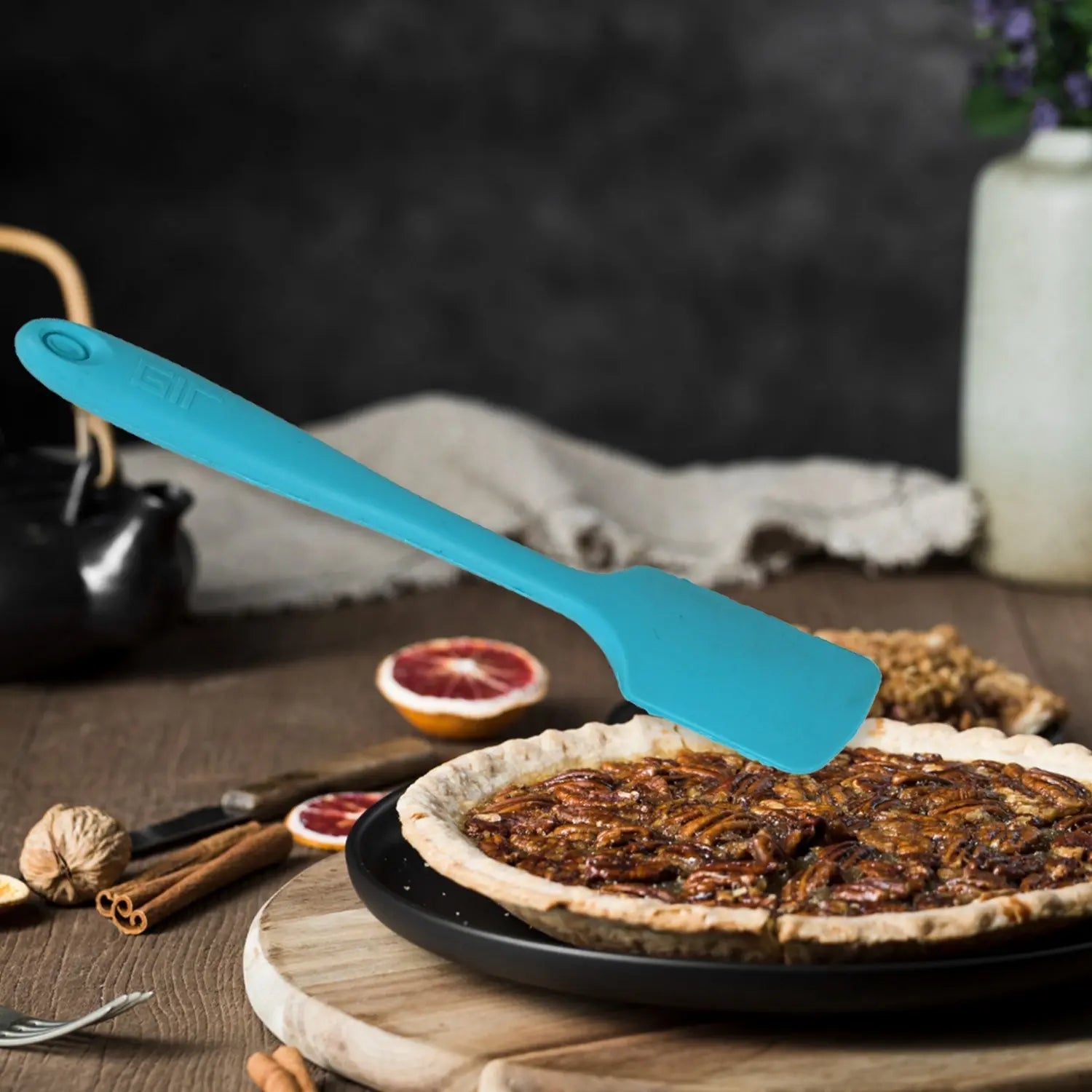 Multipurpose Silicone Spoon, Silicone Basting Spoon Non-Stick Kitchen Utensils Household Gadgets Heat-Resistant Non Stick Spoons Kitchen Cookware Items For Cooking and Baking (6 Pcs Set) - varietybazaar.co.in